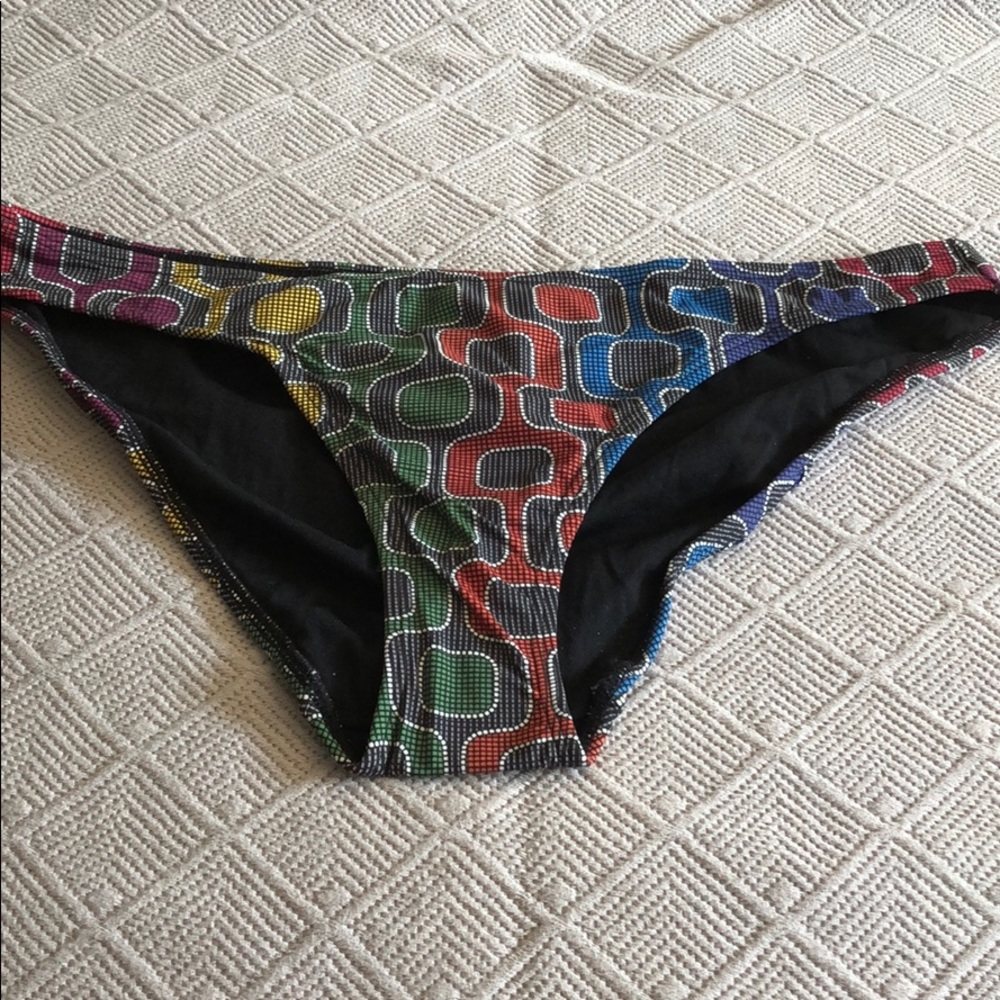 Despi bikini bottom black multicolor